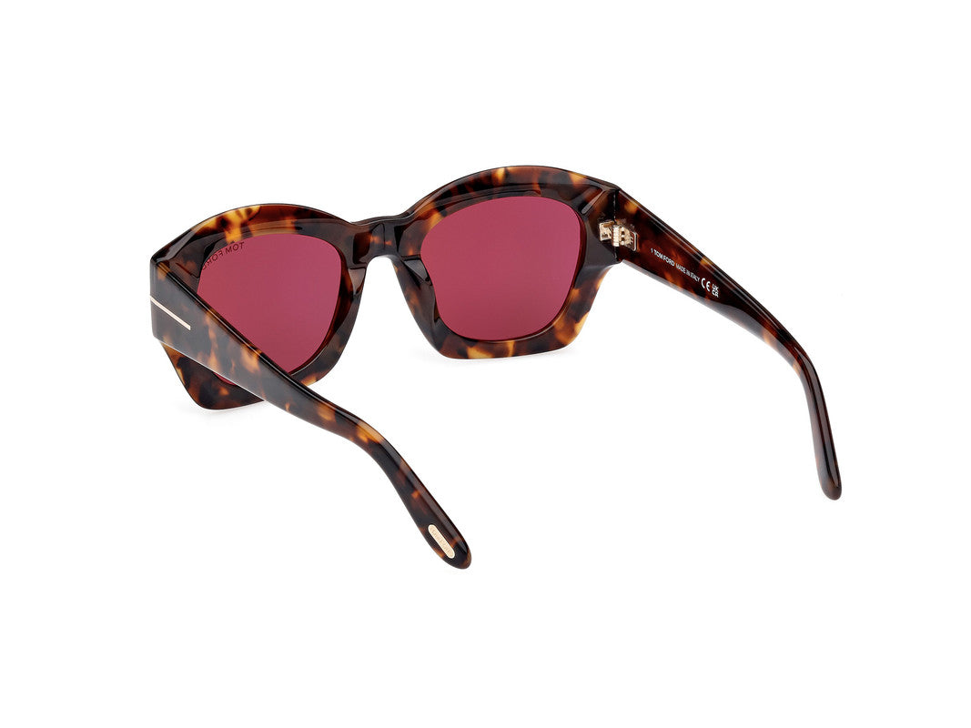 Dark Havana Female Sunglasses Tom Ford 889214469267