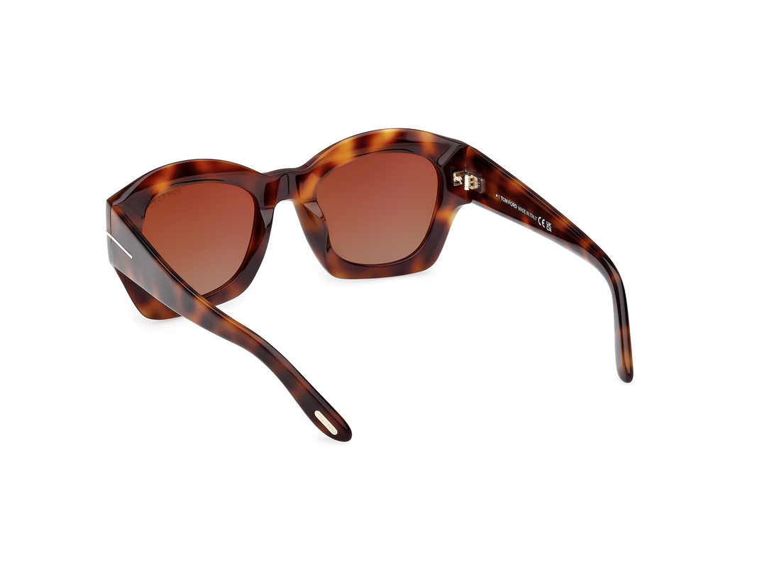 Blonde Havana Female Sunglasses Tom Ford 889214542137