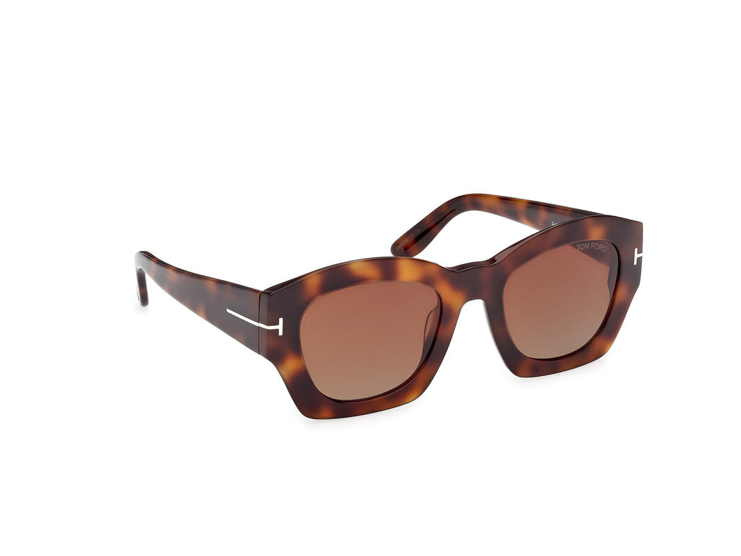 Blonde Havana Female Sunglasses Tom Ford 889214542137