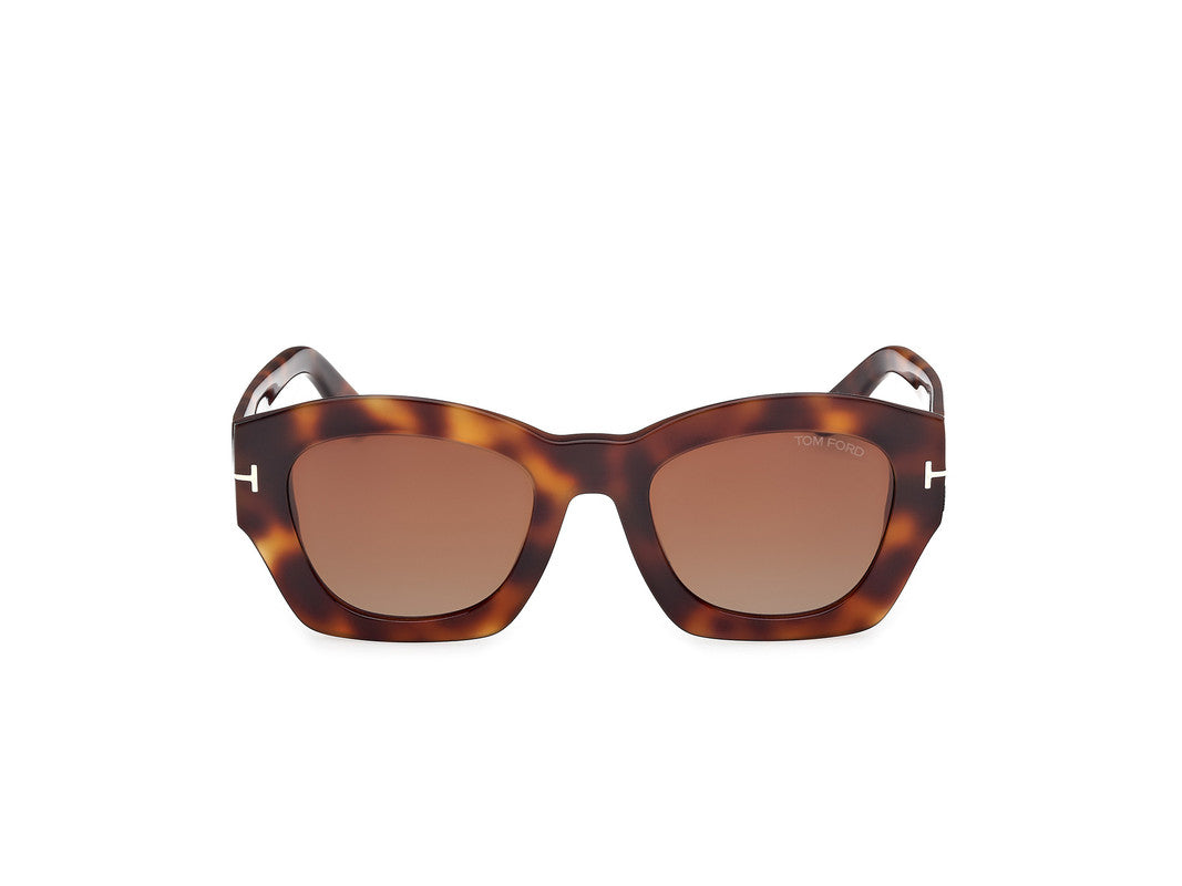 Blonde Havana Female Sunglasses Tom Ford 889214542137