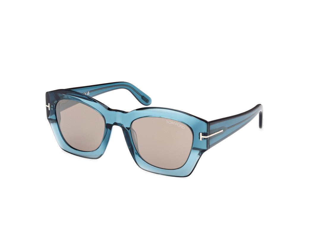 Shiny Blue Female Sunglasses Tom Ford 889214469281