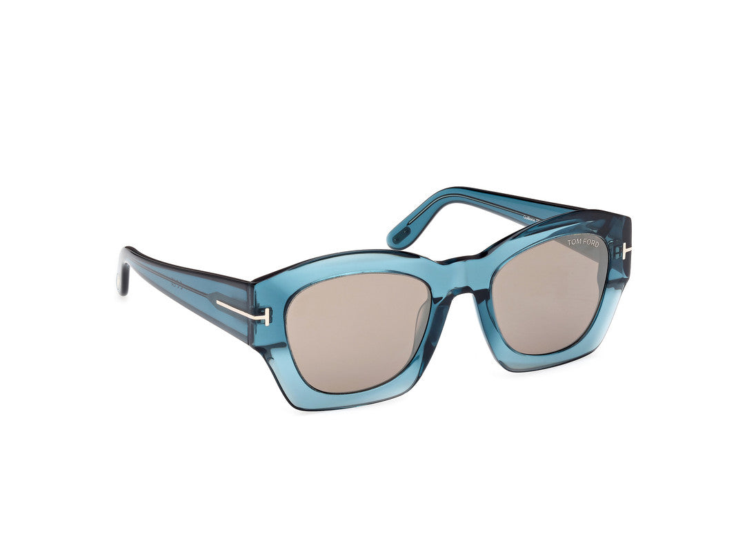 Shiny Blue Female Sunglasses Tom Ford 889214469281