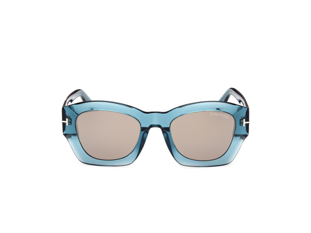 Shiny Blue Female Sunglasses Tom Ford 889214469281