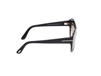 Shiny Black Female Sunglasses Tom Ford 889214469298