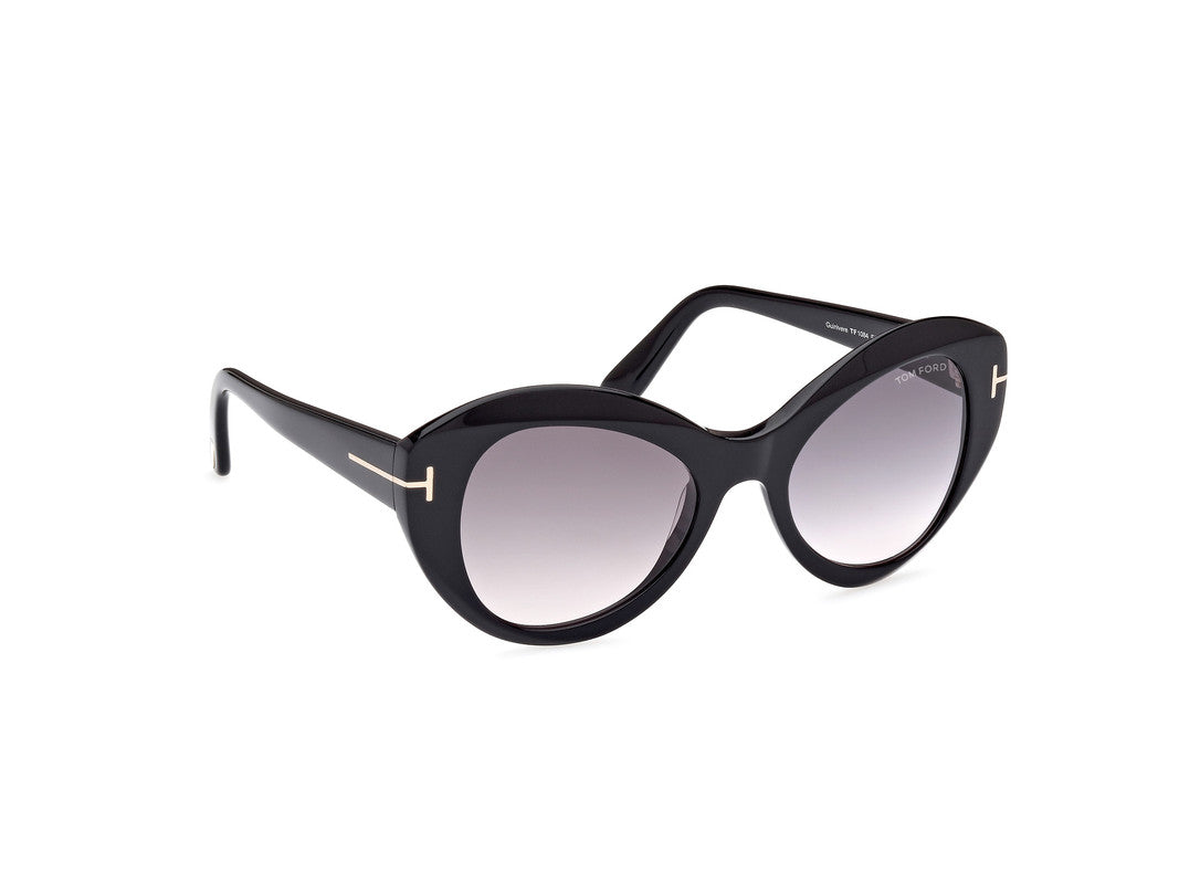 Shiny Black Female Sunglasses Tom Ford 889214469298