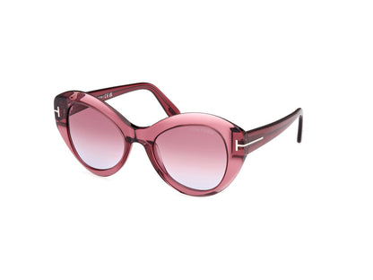 Shiny Light Red Female Sunglasses Tom Ford 889214469328