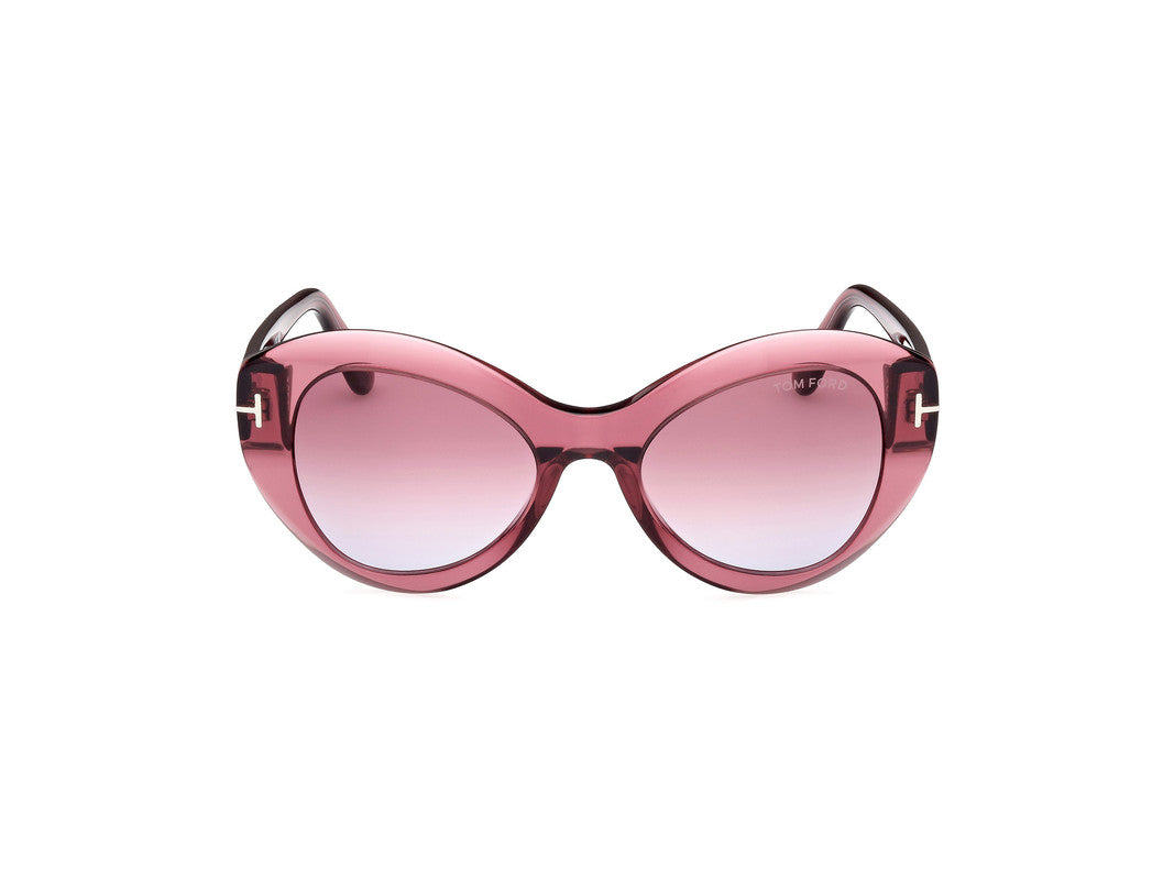 Shiny Light Red Female Sunglasses Tom Ford 889214469328