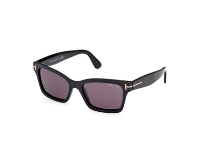 Shiny Black Female Sunglasses Tom Ford 889214469335