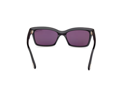 Shiny Black Female Sunglasses Tom Ford 889214469335