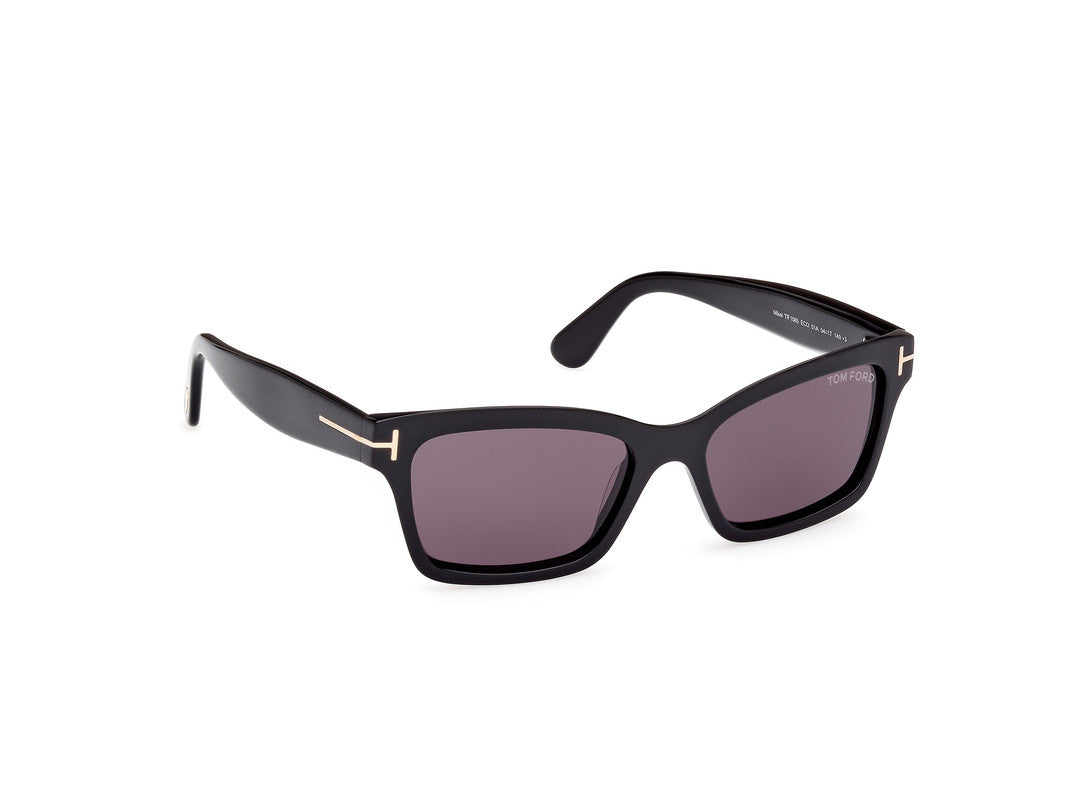 Shiny Black Female Sunglasses Tom Ford 889214469335