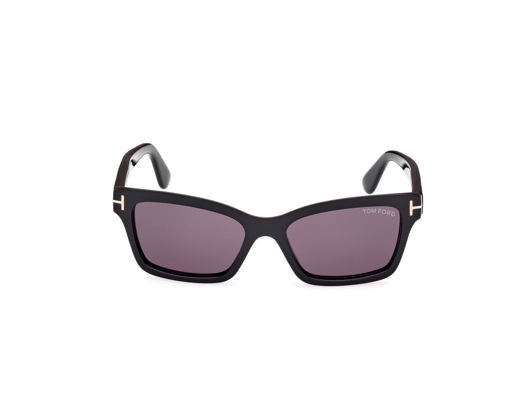 Shiny Black Female Sunglasses Tom Ford 889214469335
