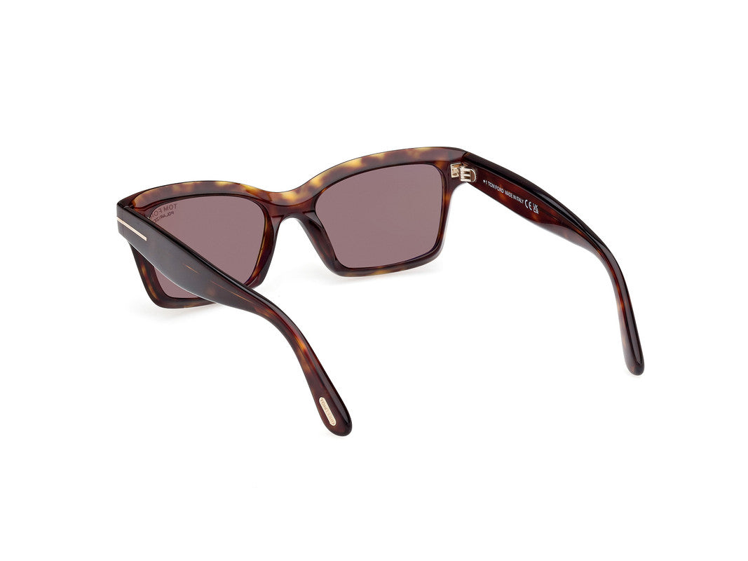 Shiny Black Female Sunglasses Tom Ford 889214469359