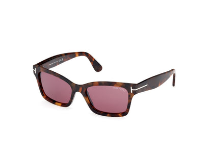 Dark Havana Female Sunglasses Tom Ford 889214469366
