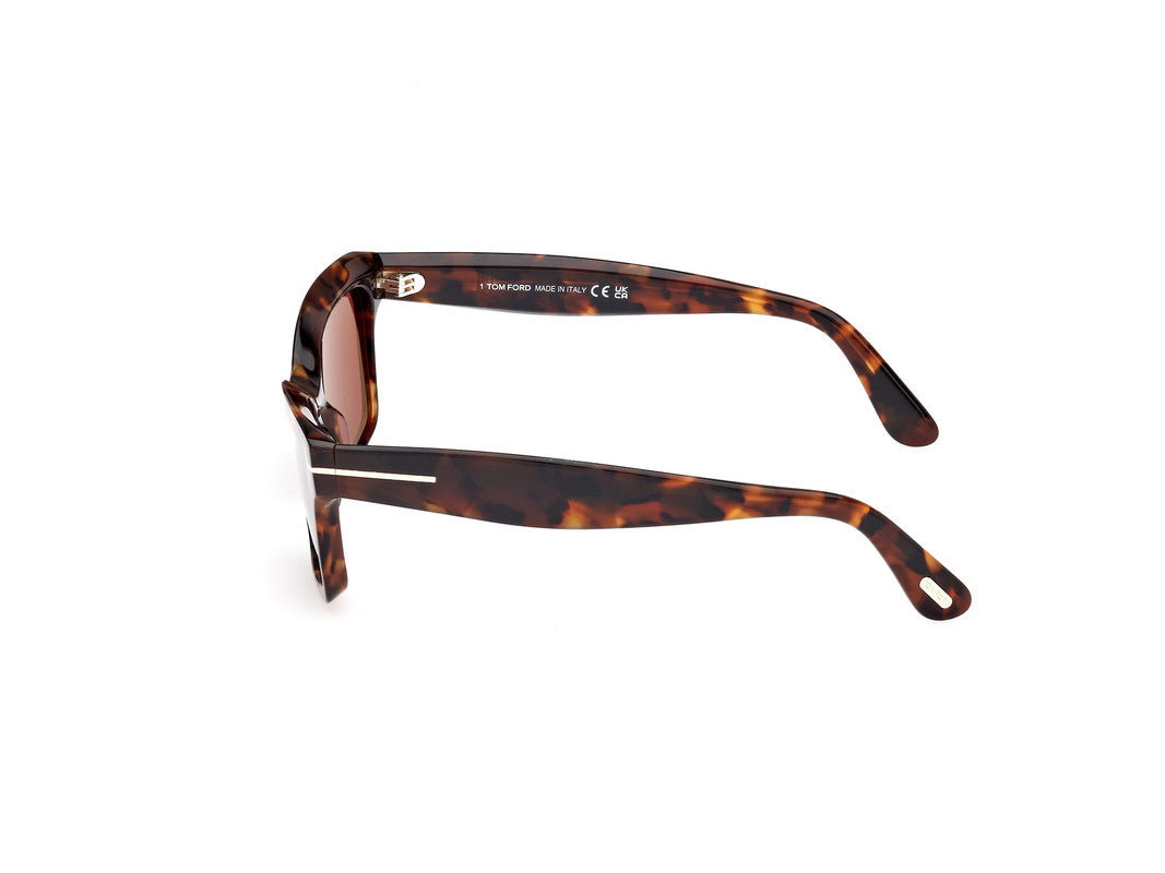 Dark Havana Female Sunglasses Tom Ford 889214469366