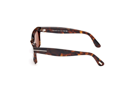 Dark Havana Female Sunglasses Tom Ford 889214469366