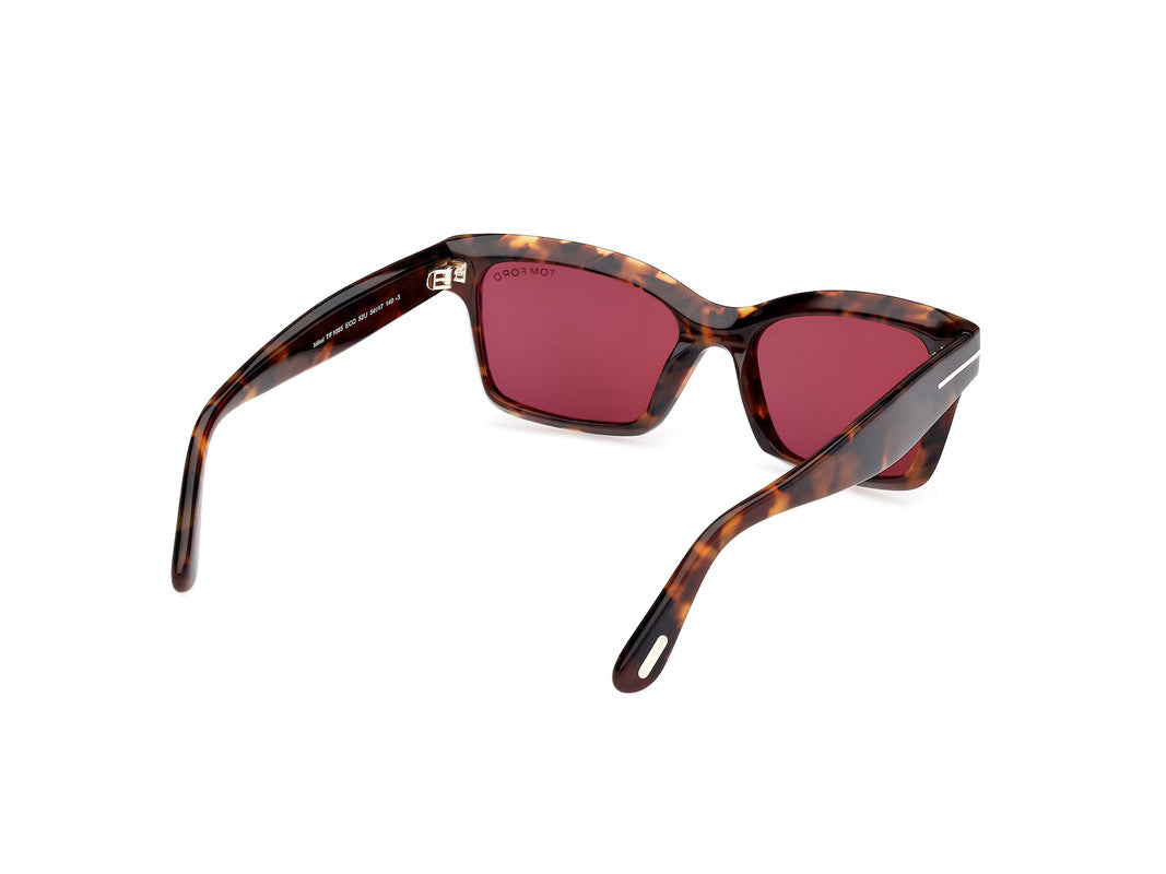 Dark Havana Female Sunglasses Tom Ford 889214469366