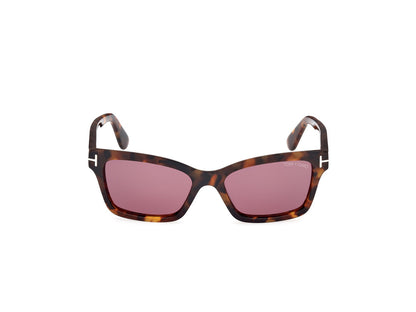 Dark Havana Female Sunglasses Tom Ford 889214469366