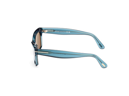 Shiny Turquoise Female Sunglasses Tom Ford 889214469373