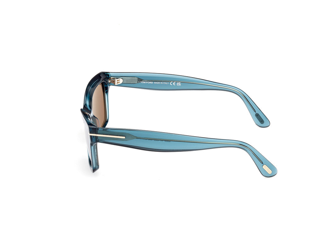 Shiny Turquoise Female Sunglasses Tom Ford 889214469373