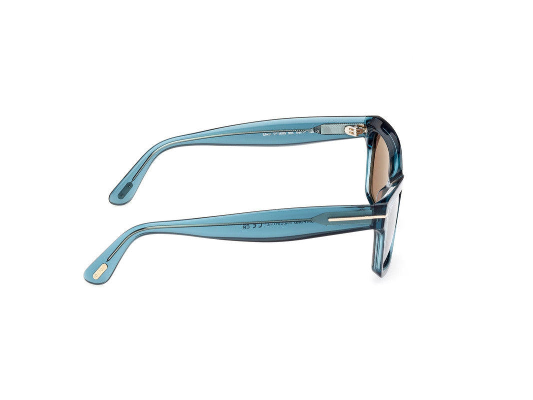 Shiny Turquoise Female Sunglasses Tom Ford 889214469373