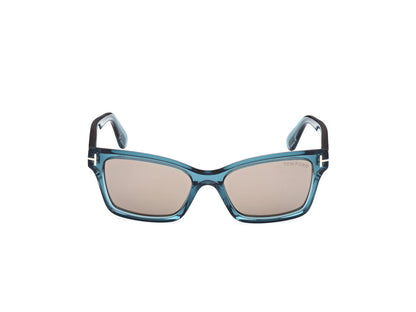 Shiny Turquoise Female Sunglasses Tom Ford 889214469373