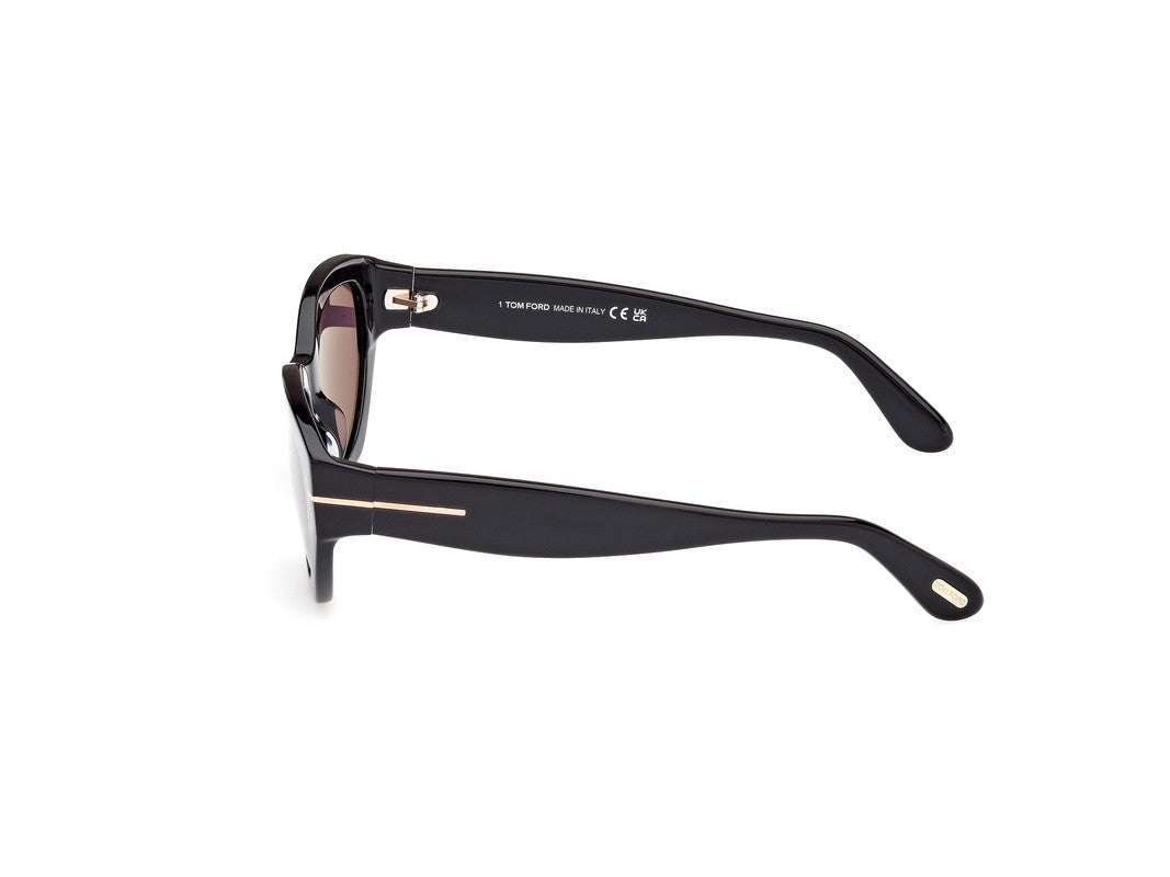 Shiny Black Female Sunglasses Tom Ford 889214469380