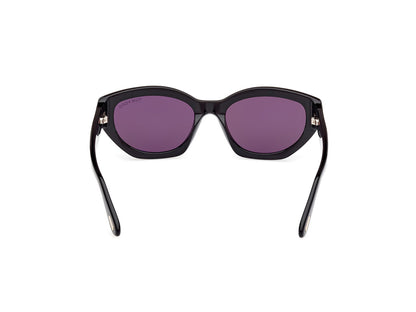 Shiny Black Female Sunglasses Tom Ford 889214469380