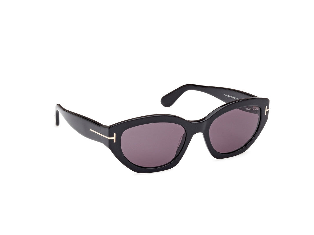 Shiny Black Female Sunglasses Tom Ford 889214469380
