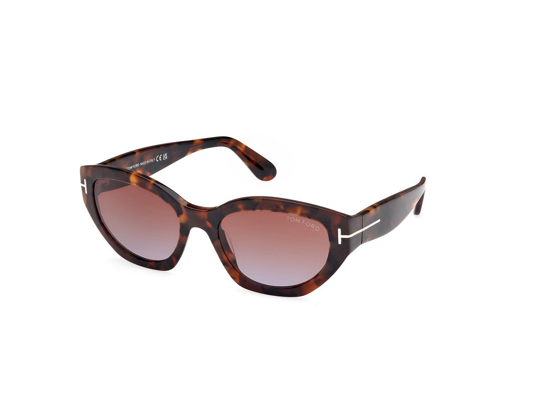Dark Havana Female Sunglasses Tom Ford 889214469397