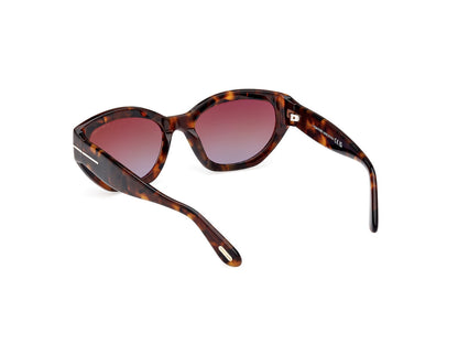 Dark Havana Female Sunglasses Tom Ford 889214469397