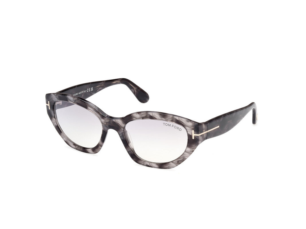 Coloured Havana Female Sunglasses Tom Ford 889214469403