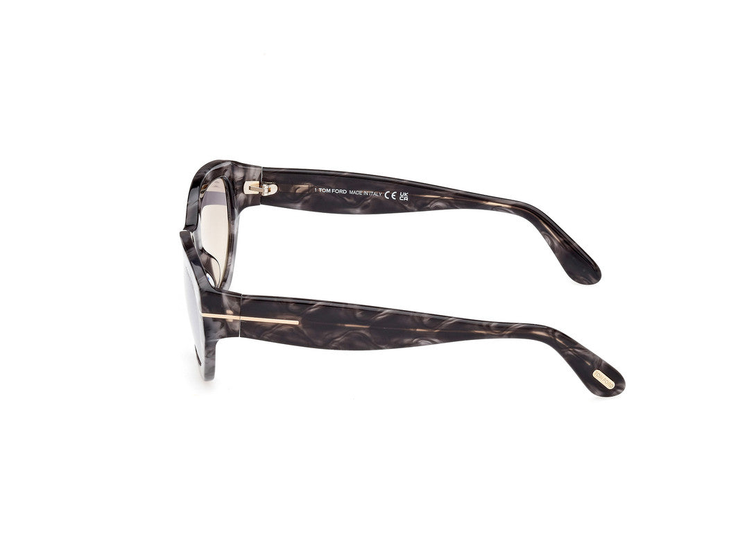 Coloured Havana Female Sunglasses Tom Ford 889214469403