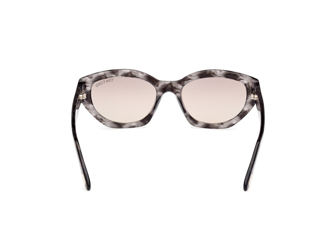 Coloured Havana Female Sunglasses Tom Ford 889214469403