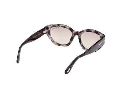 Coloured Havana Female Sunglasses Tom Ford 889214469403
