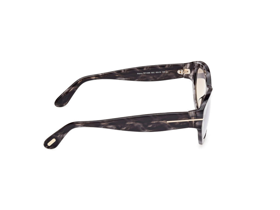Coloured Havana Female Sunglasses Tom Ford 889214469403