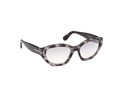 Coloured Havana Female Sunglasses Tom Ford 889214469403