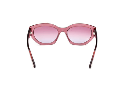 Shiny Dark Red Female Sunglasses Tom Ford 889214469410