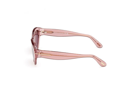 Shiny Light Pink Female Sunglasses Tom Ford 889214469427