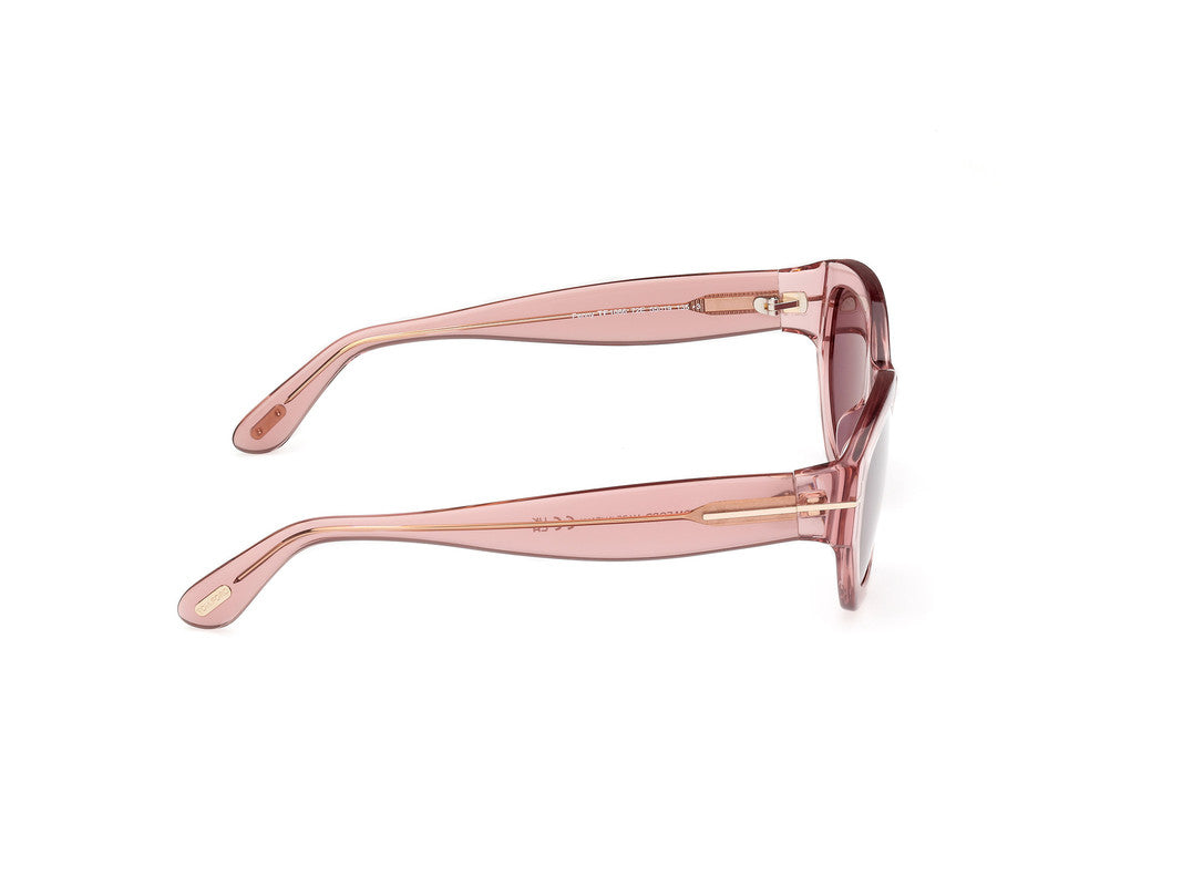 Shiny Light Pink Female Sunglasses Tom Ford 889214469427