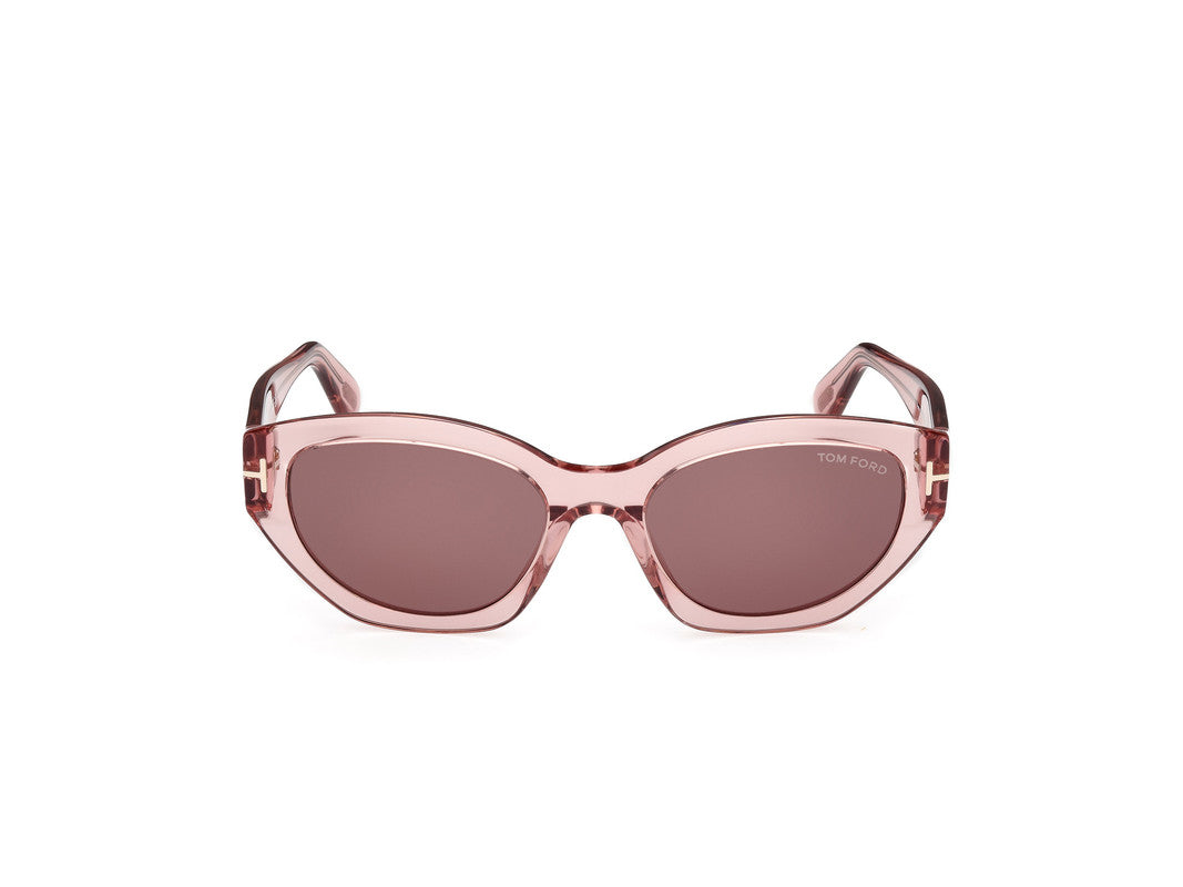 Shiny Light Pink Female Sunglasses Tom Ford 889214469427