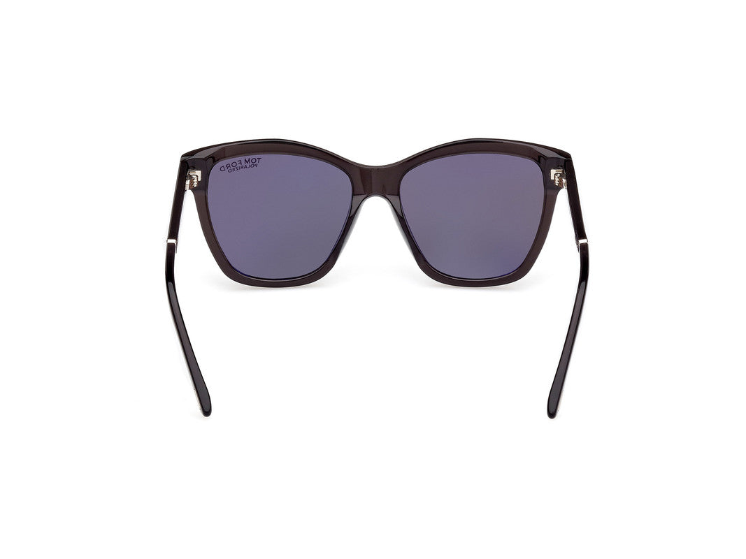 Shiny Grey Female Sunglasses Tom Ford 889214469434