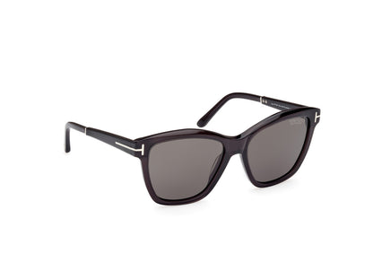 Shiny Grey Female Sunglasses Tom Ford 889214469434