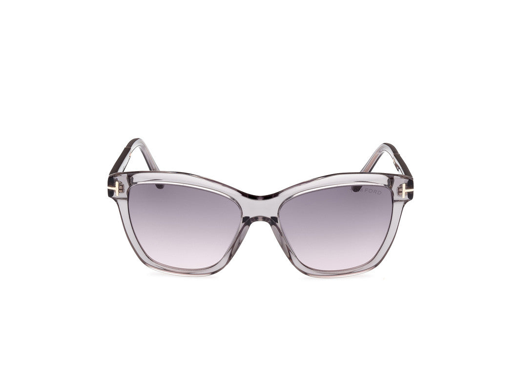 Shiny Grey Female Sunglasses Tom Ford 889214469441