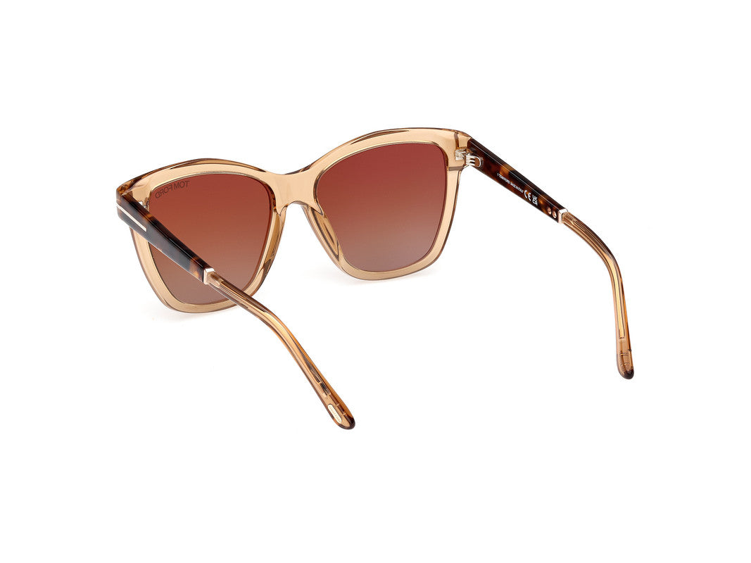 ShinyLight Brown Female Sunglasses Tom Ford 889214469458