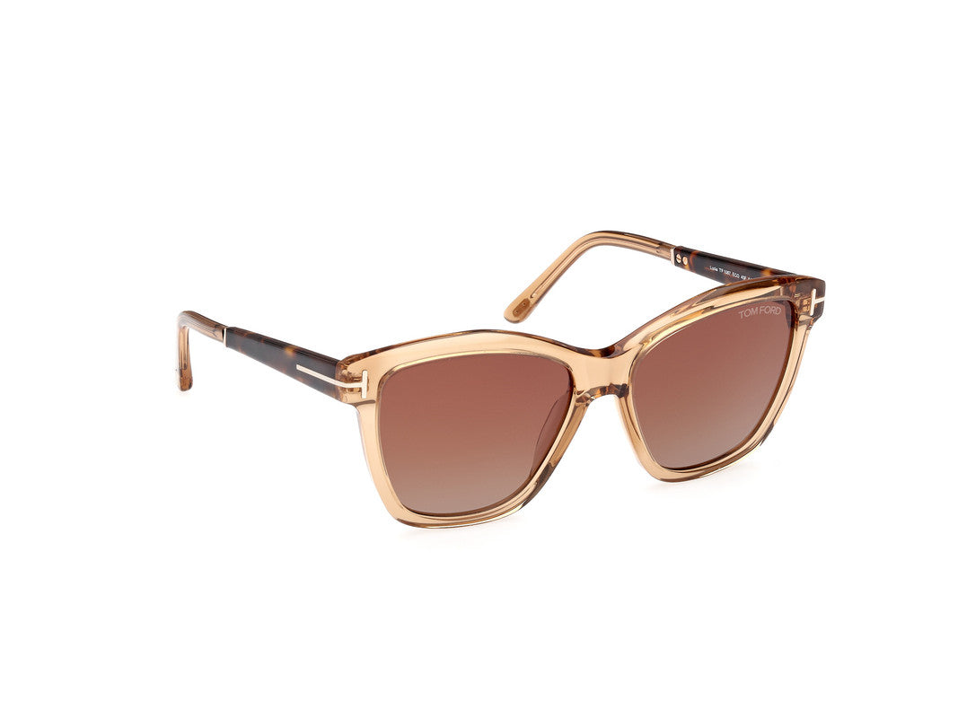 ShinyLight Brown Female Sunglasses Tom Ford 889214469458