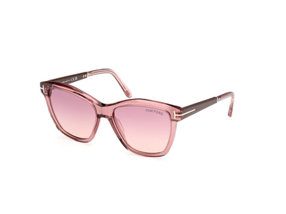 Shiny Light Pink Female Sunglasses Tom Ford 889214469465