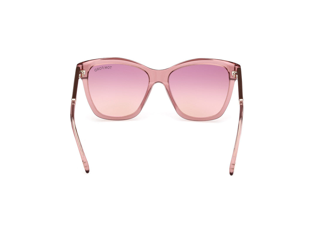 Shiny Light Pink Female Sunglasses Tom Ford 889214469465