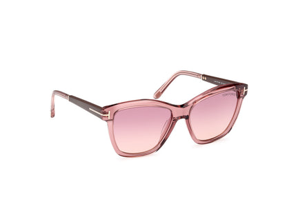 Shiny Light Pink Female Sunglasses Tom Ford 889214469465