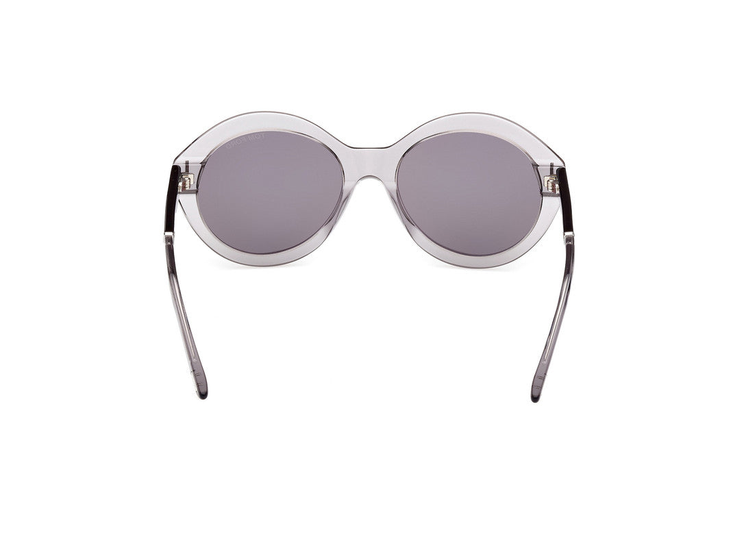 Shiny Grey Female Sunglasses Tom Ford 889214469489