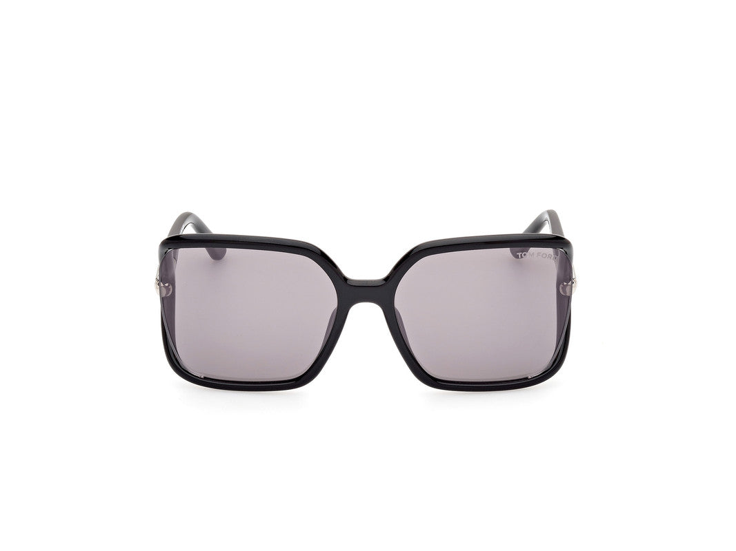 Shiny Black Female Sunglasses Tom Ford 889214469526